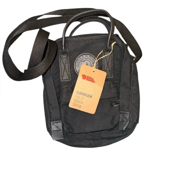 Fjällräven NWT Kånken No. 2 Black Sling - Picture 3 of 7